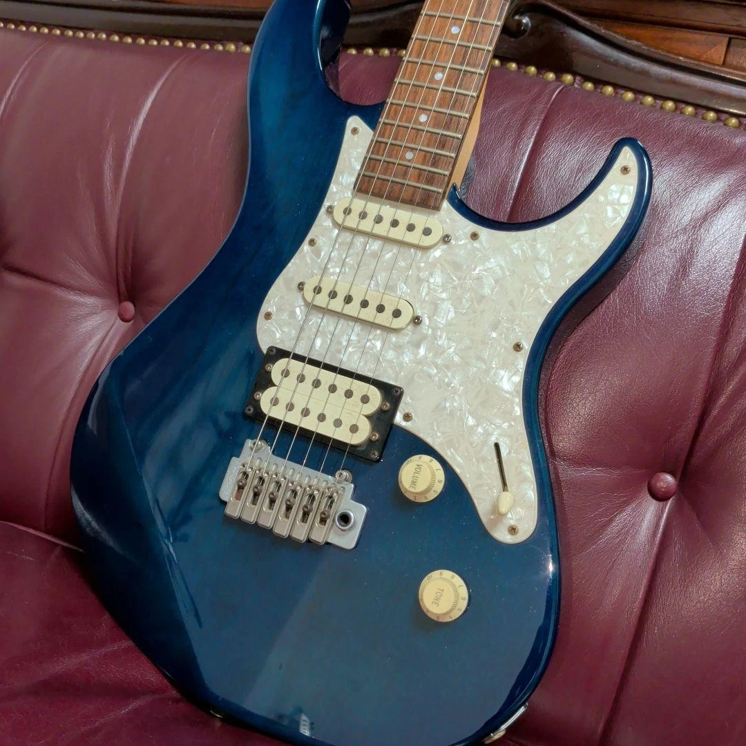 YAMAHA PACIFICA 604W See-Through Blue Electric Guitar Shipping