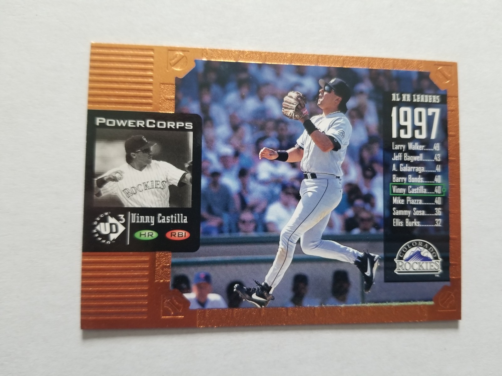1998 Upper Deck UD3 Vinny Castilla #126