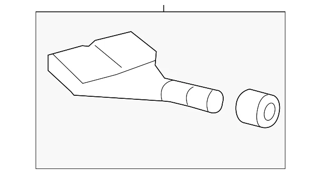 Conjunto de sensor original Acura 2015-2020 TPMS 42753-TZ3-A51 Foto 2 de 3