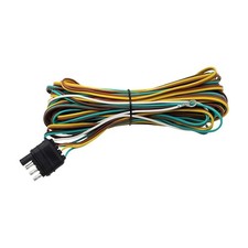 Hzel 22ft 4 Pin 5 Wire Trailer Wiring Harness 4 Way Flat Stylea Multicolor Hzel 22ft 4 Pin 5 Wire Trailer Wiring Harness 4 Way Flat Stylea Multicolor