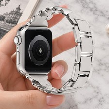 Stainless Steel Twisted Braided Band For Apple Watch 12 11 10 9 8 7 SE/Ultra 4/3