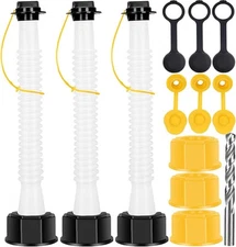 Gas Can Spout Replacement Universal Kit Flexible Fuel Tank Pour Nozzle with Gask