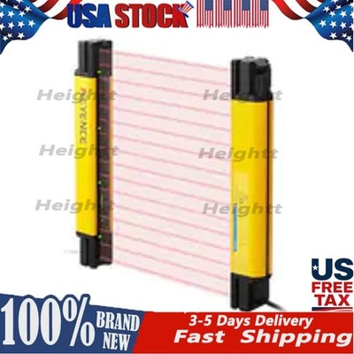 Keyence SL-V16HM Safety Light Curtain, Main Unit, Robust Type, 16 Optical Axes