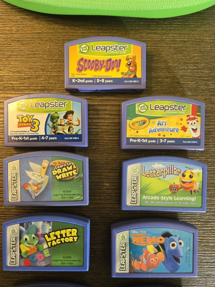 Lote de 11 juegos de aprendizaje Leap Frog LeapPad Explorer LeapPad 1 2 3 XDI Ultra Ultimate Foto 3 de 4