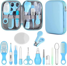 Baby Grooming Kit, Infant Safety Care Set with Hair Brush Comb Nail Clipper Nasa