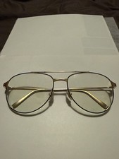 Cartier Aviator Eyeglasses Gold Metal Full Rim 57mm 16mm B62G88K2