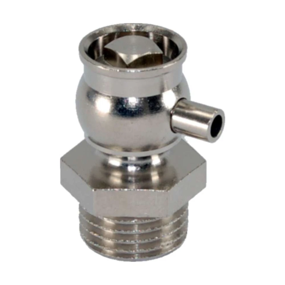 HUMMEL Entlüftungsventil 1/4", vernickelt mit Vierkant-Spindel