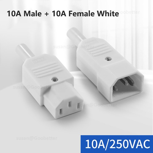 Mains Power Plug / Socket Inlet Outlet Cable Connectors Male Female AC Socket - Picture 24 of 29