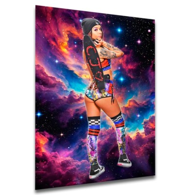 #ad #ad CORA JADE WWE Wrestling Model Diva #4 7 ACEO Art Print Card by RoStar $11.49