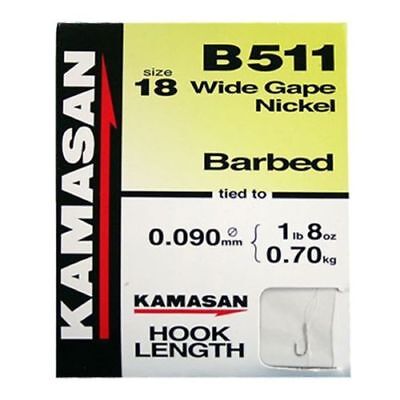 Kamasan B511 Barbed Spade Hooks Sizes 18 20 22 Fishing Terminal Tackle