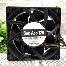 Sanyo 9GV1248P1B04 12038 48V 0.43A 4-wire dual ball inverter fan