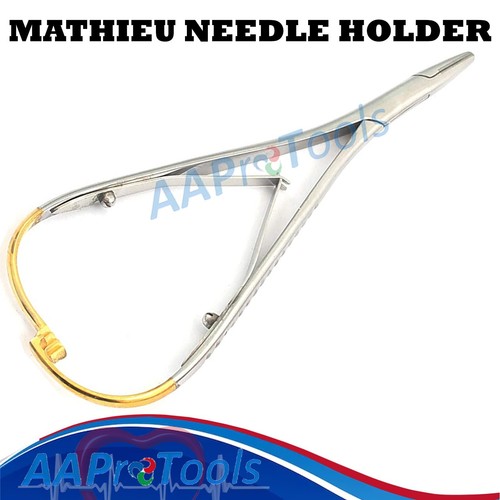 AA Pro: TC, Rainbow Silver, Mathieu Needle Holder Holding Wire and Stopping 5.5 - Picture 2 of 12