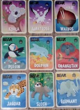 Bear Snacks Collectible Animal Trading Cards - Free Shipping on 5 or more items