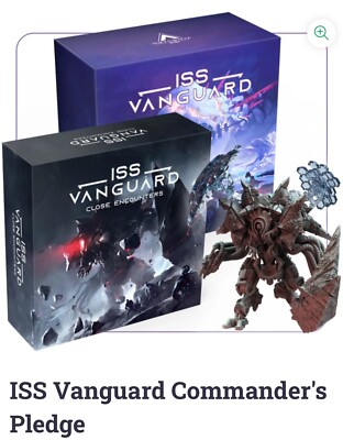 ISS Vanguard board game Commander Pledge - Sealed! Ships In Original Box