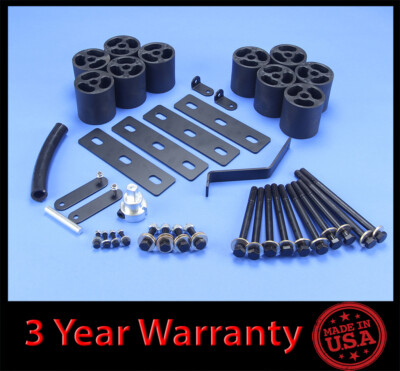 1997-2002 Expedition 2WD/4WD 3'' Full Body Lift kit Front & Rear+Steering Extend