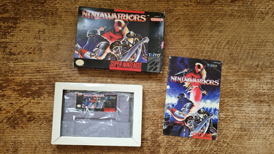 SNES SUPER NINTENDO - THE NINJAWARRIORS NINJA WARRIORS #BUP USA NTSC CIB