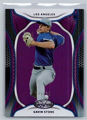 2023 Chronicles - Certified #42 Gavin Stone /50 Purple Mirror RC