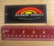 RAINBOW SANDALS Decal / Sticker
