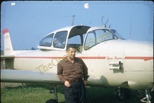 Ryan Navion Plane Aircraft Winchester IN 1950s 35mm Slide Red Border Kodachrome