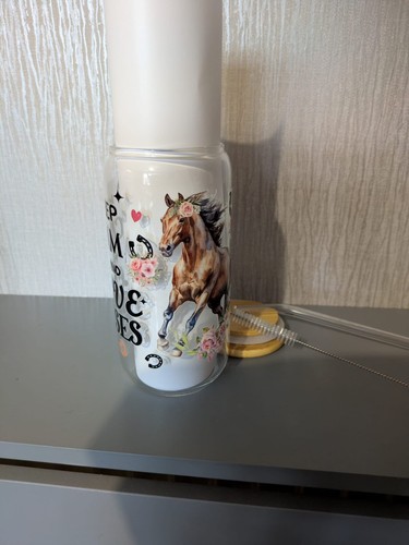 Horse Lover Drinking Jar - Picture 2 of 4