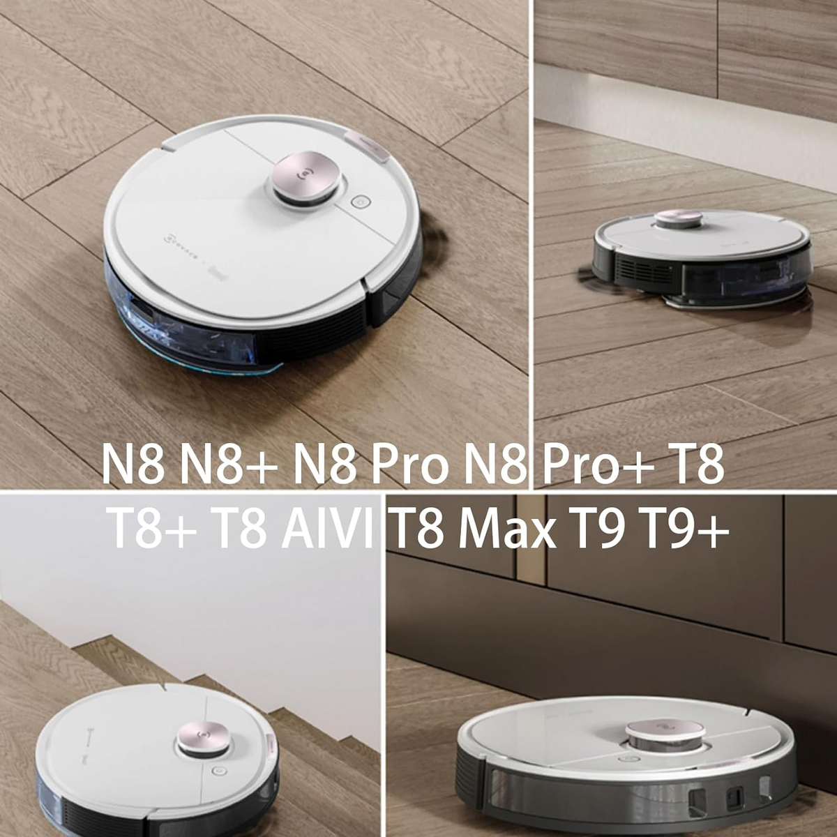 Kit Panni Mocio Per Ecovacs Deebot N20 - Confezione Da 4 Pezzi Lavabili In Lavatrice - Foto 14