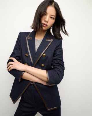 VERONICA BEARD Miller Denim Dickey Jacke 2