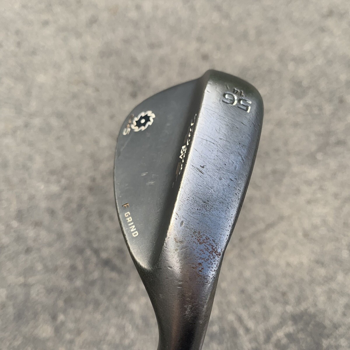 Titleist Vokey SM5 56* 14 Bounce F-Grind Wedge Steel Mens RH Titleist Vokey SM5 56* 14 Bounce F-Grind Wedge Steel Mens RH