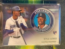 2020 Topps #TPM-KL Kyle Lewis (RC)💥🔥 Topps Player Medallions 🔥💥 Mariners⚾