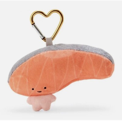 KIRIMI.Chan Salmon mascot holder Mini Plush Sanrio Original 2023