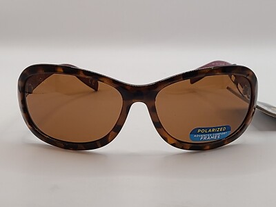 Foster Grant Advanced Comfort Polarized Sunglasses Brown Animal Print