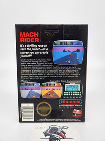 Mach Rider - Nintendo NES - Hangtab 4th Print - USA - Near Mint
