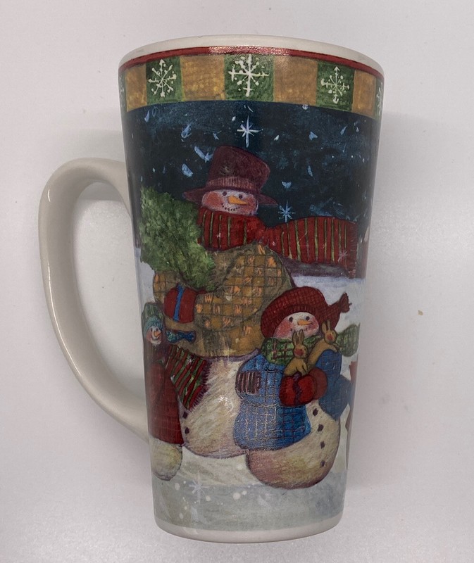 SUSAN WINGET, Snowman Family Coffee/latte 20oz Mug