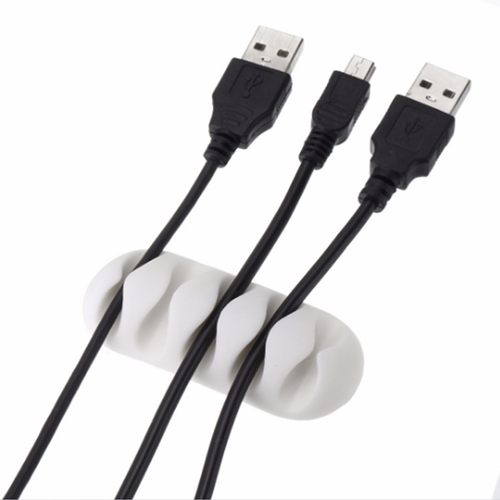 Cable Organizer Holder Management Clips Ties Charger Wire Tidy Lead Desk USB` - 第 11/12 張圖片