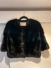 Antonio Arnesano Crop Fur Jacket Size It 42