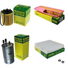 MANN-FILTER Inspektionspaket Filterset für Fiat Doblo Kasten/Kombi 1.3 D