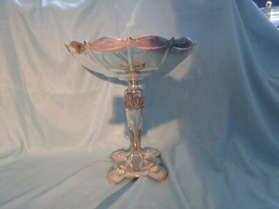 Table Decor International Restaurant Silver Tone Metal Centerpiece Wedding C