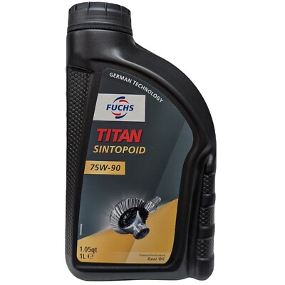 Fuchs Titan Sintopoid 75W90 GL-5 Gear Differential Oil 75W-90 Full
