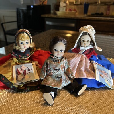 vintage madame alexander dolls 1970s Sweden, Belgium, And China