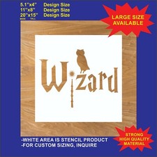 Mago, Harry Potter - Stencil in plastica riutilizzabile e flessibile