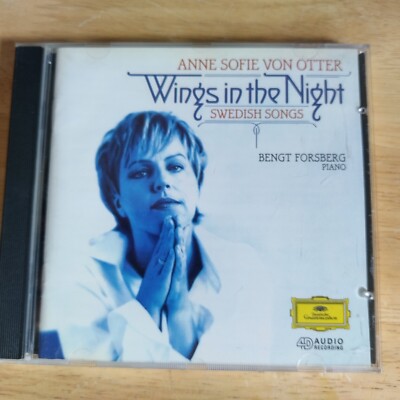 Anne Sofie Von Otter Music CD - Wings in the Night: Swedish Songs