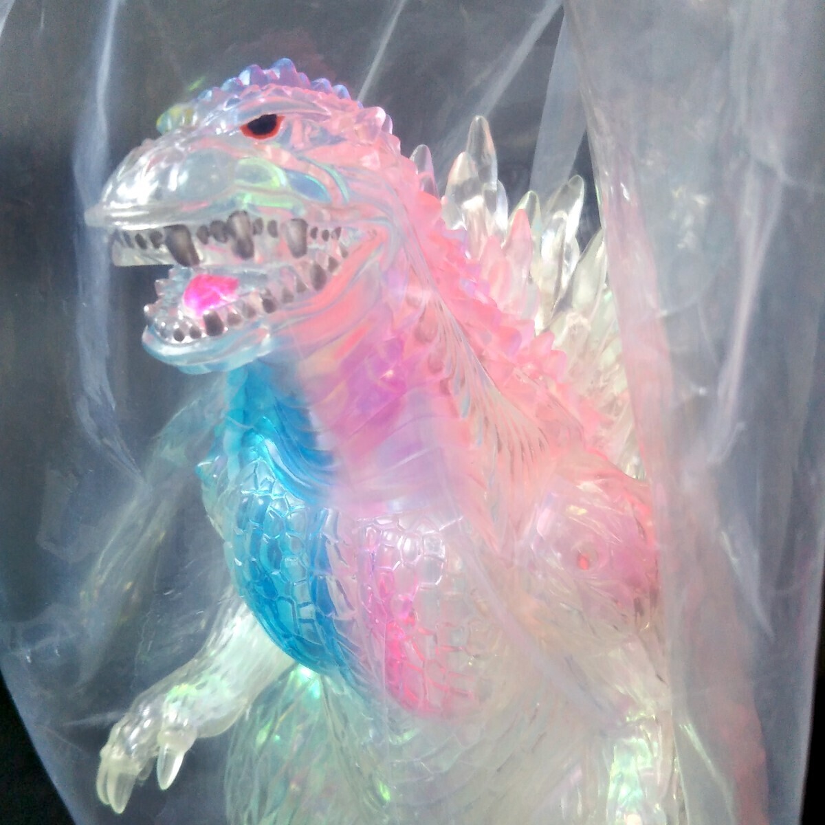 Godzilla 1999 Miregoji Marusan Clear Molding Rare Aurora Pink