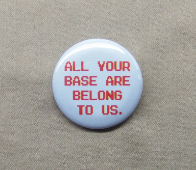 All Your Base Are Belong To Us 1.25  Button Zero Wing Game Engrish Meme Video 