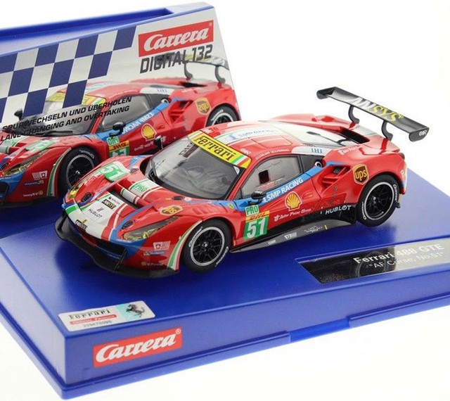 Carrera Usa 20030848 Digital 132 Ferrari 488 Gt3 Af Corse No51 Slot Car Racing
