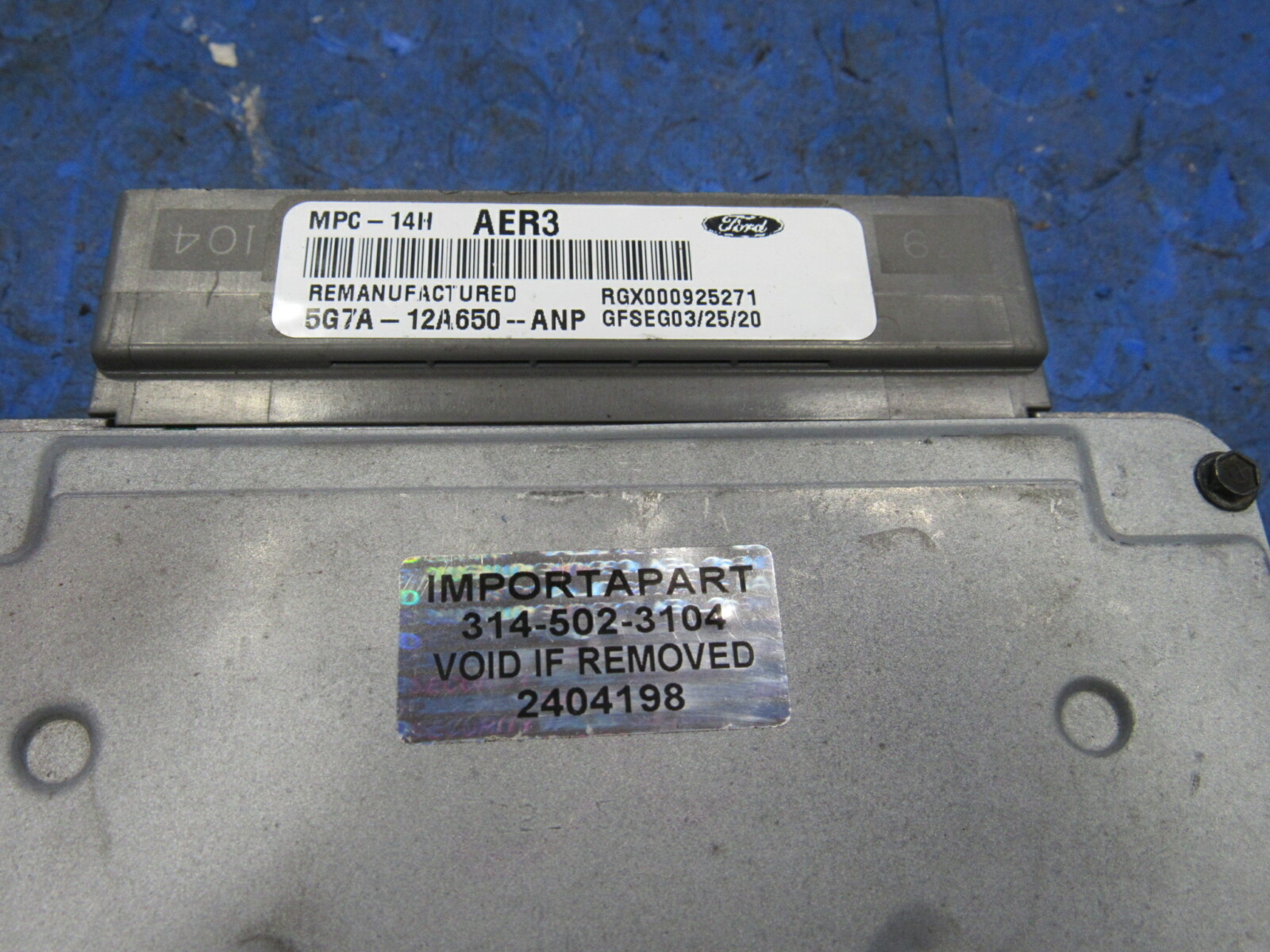 05-06 Ford GT ECU ECM PCM Engine Computer Control 5G7A-12A650-ANP 4198