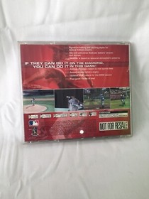 World Series Baseball 2K1 (Sega Dreamcast, 2000) Used Cracked Case