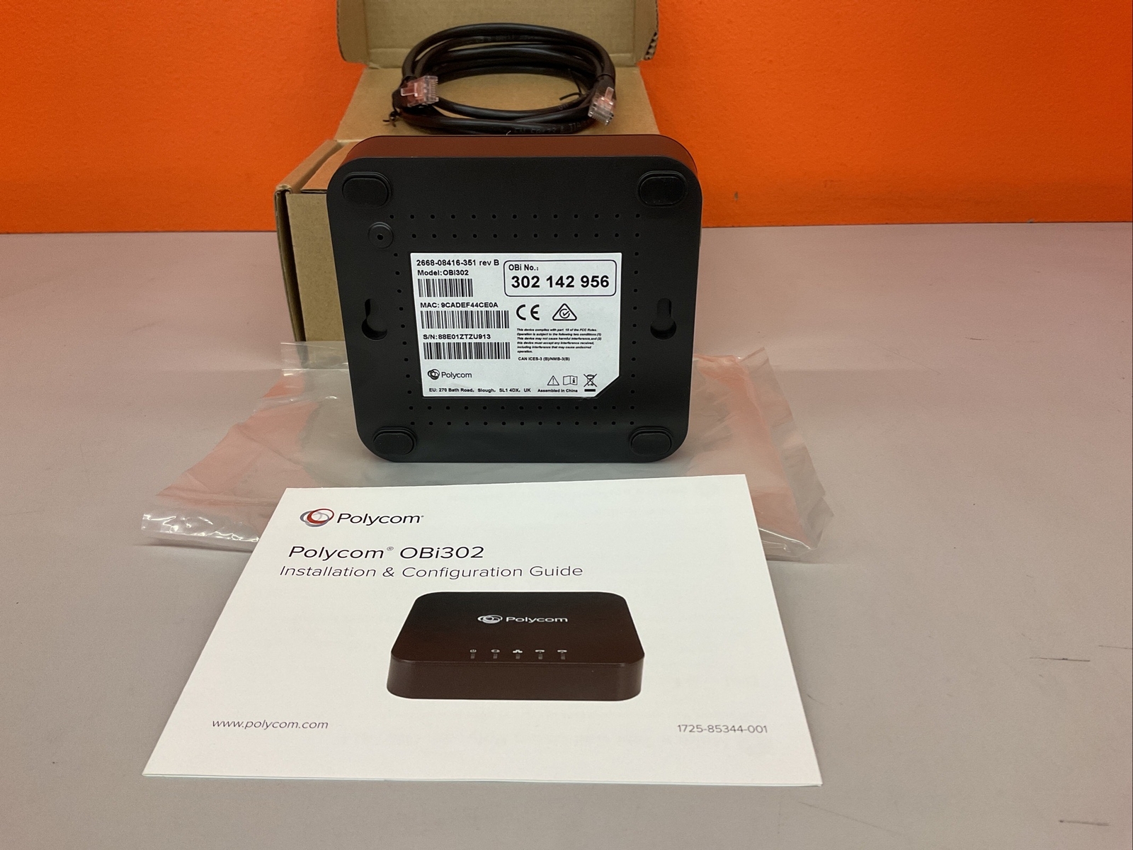 Polycom OBi302 VoIP Phone Adapter with AC Adapter | eBay