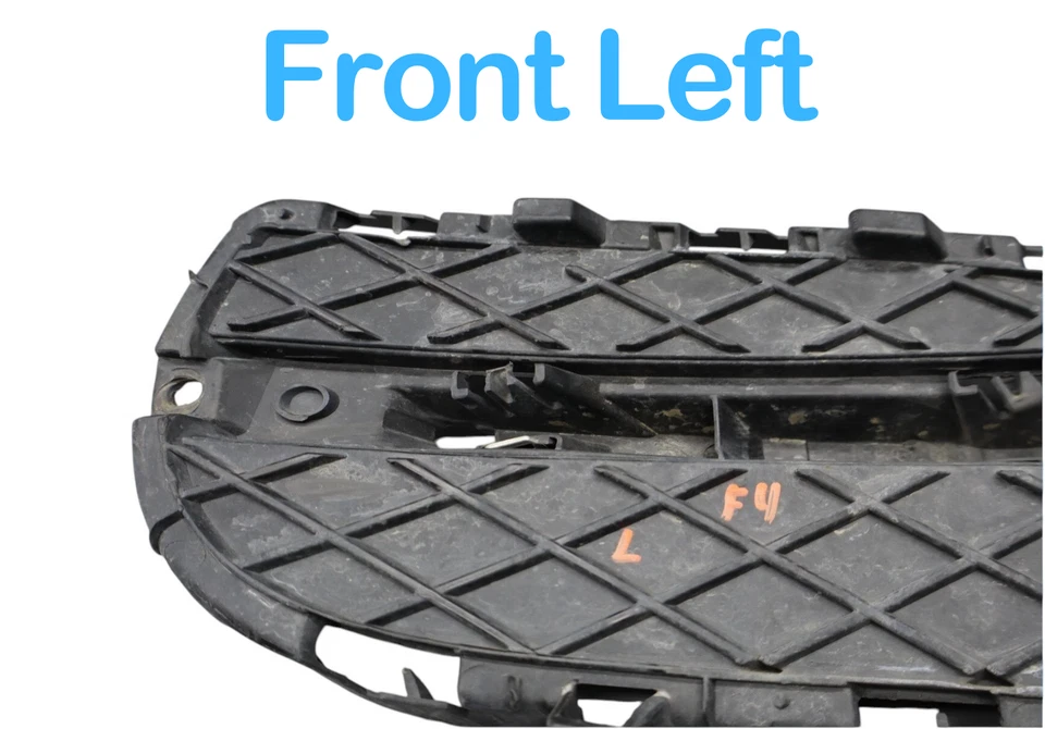 Parachoques delantero izquierdo del lado del conductor 10-15 Jaguar XJ XJL rejilla exterior inferior de malla OEM Foto 3 de 4