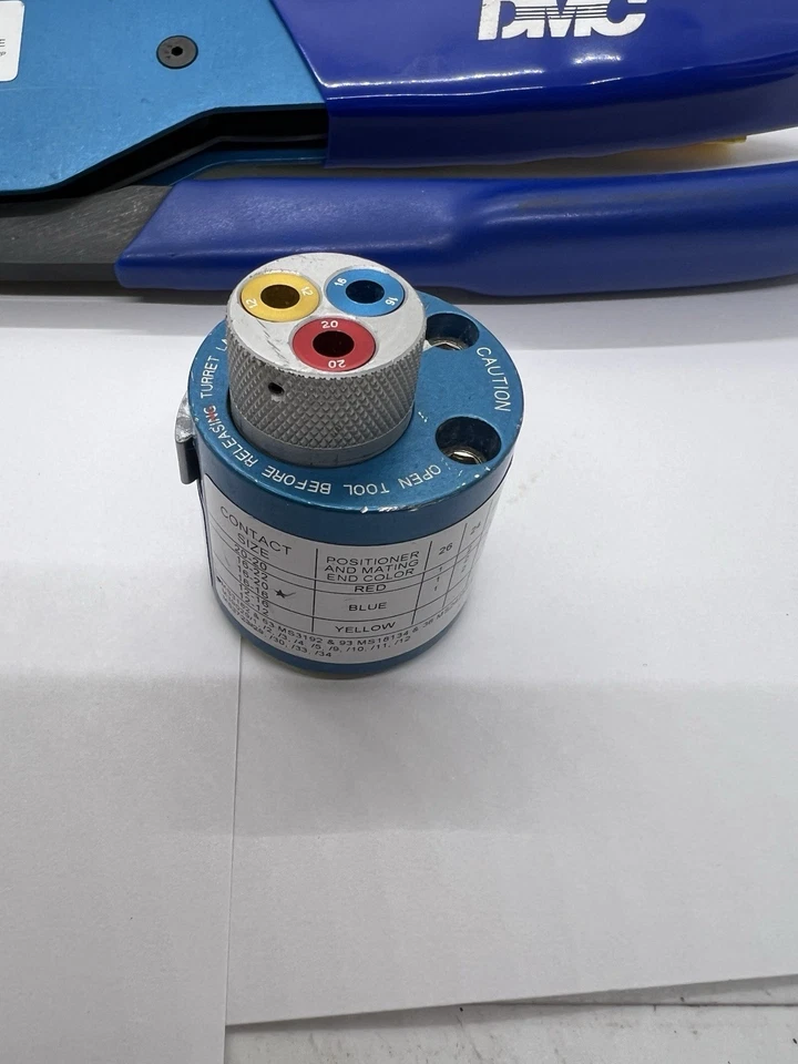 DMC M22520/1-01 AF8 Crimp Tool With TH1A Upper Range Turret Combo Kit - Image 4 of 4