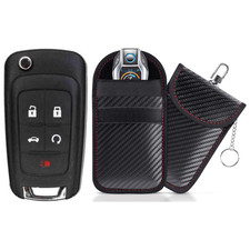 Replacement Flip Key Fob for Chevrolet Sonic 2012-2018 FCC OH  Protective Pouch