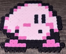 LOT OF 4 Nintendo Kirby Handmade Perler Bead Art US50